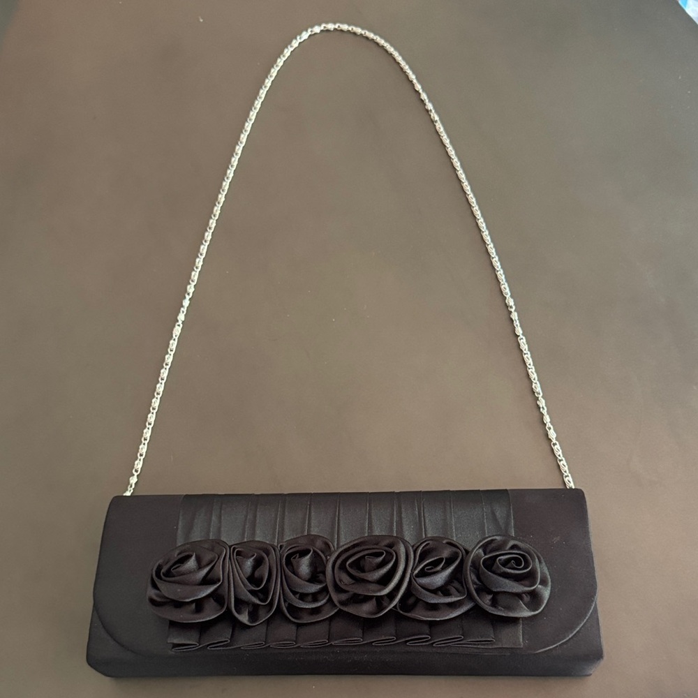 Lulu Townsend Elegant Black Clutch